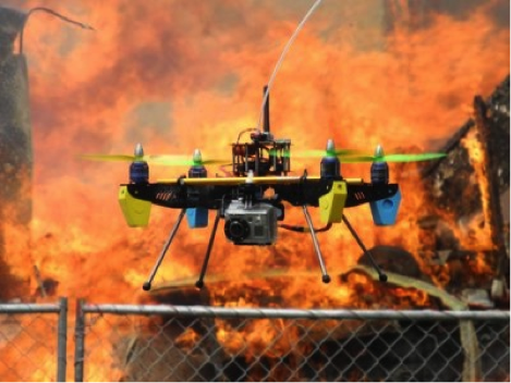 fire drone training