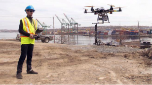 construction worker drone training