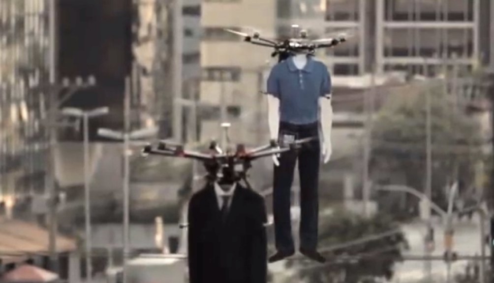drone advertising drone training