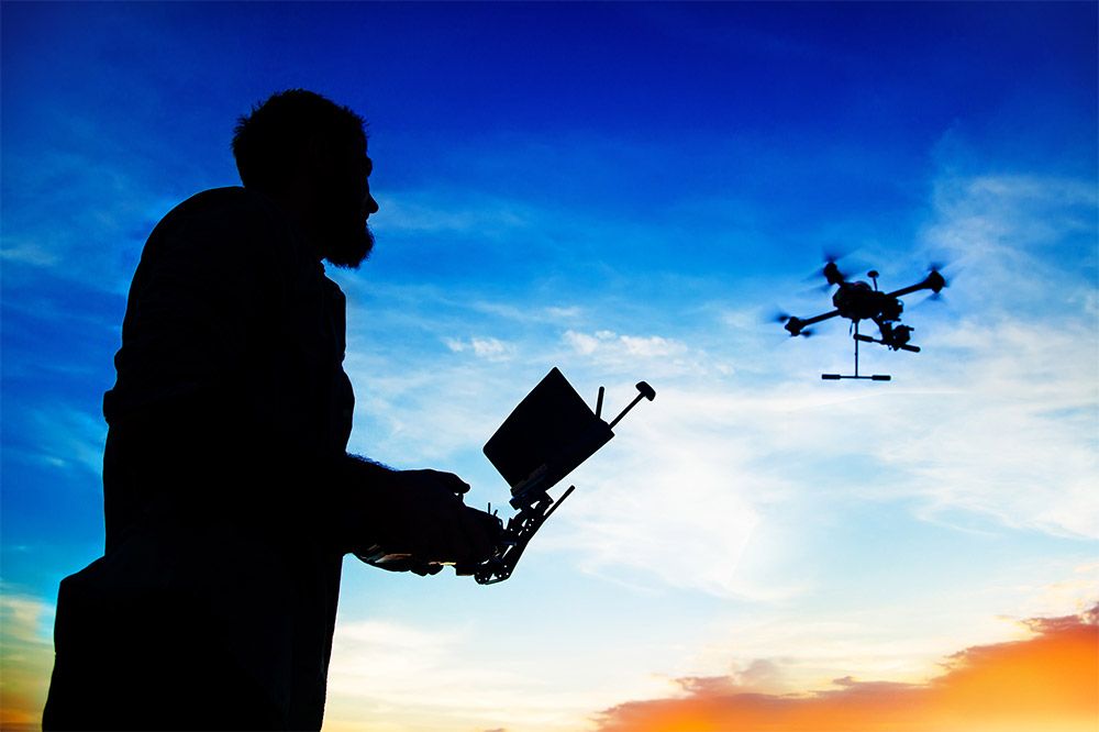 flying drones outdoors in winter can be very cold