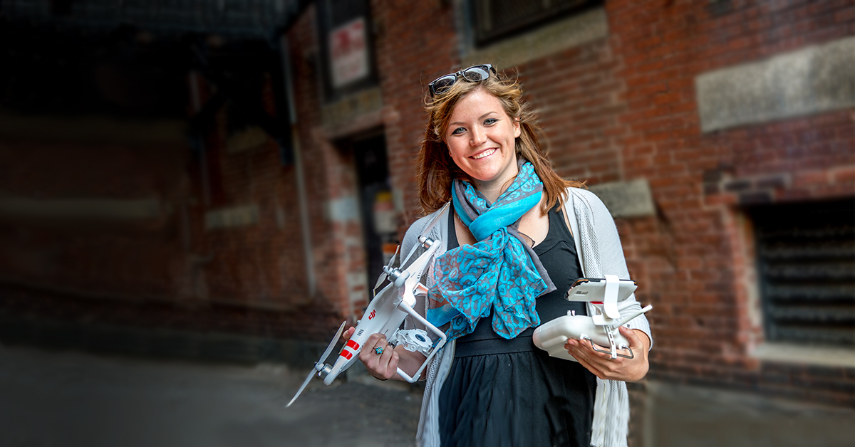 Auvsi Xponential 2017 Women in Robotics speakers include Abby Speicher, CEO of DARTdrones.