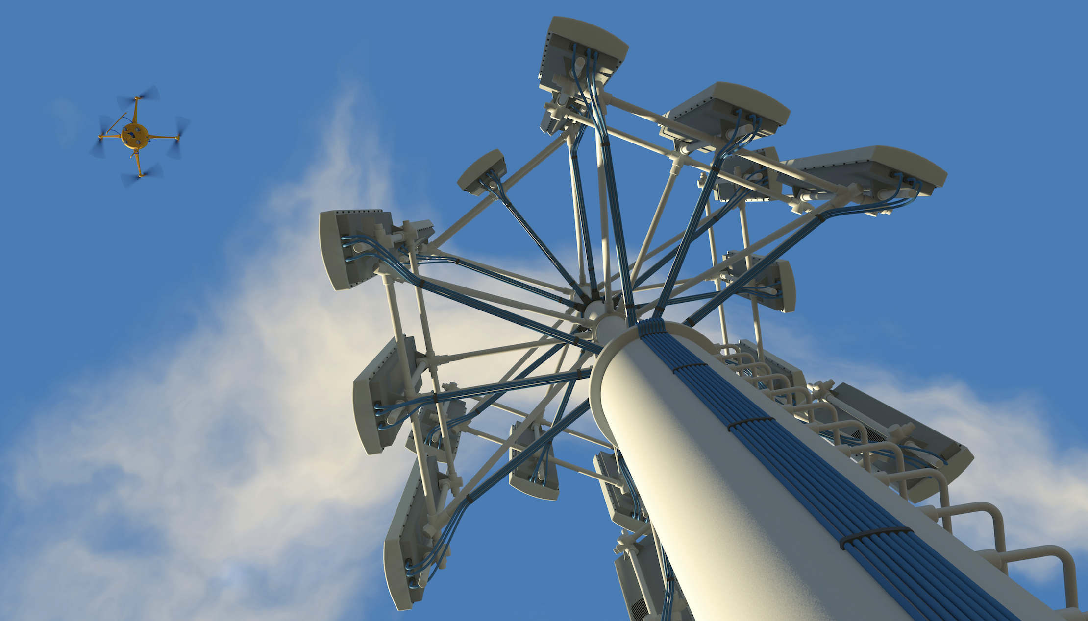 Drone tower inspections.