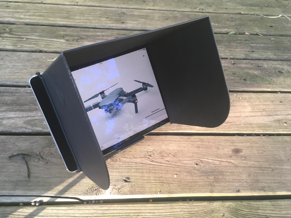 Mavic Pro Mobile Device Sunshade - DARTdrones Drone Academy