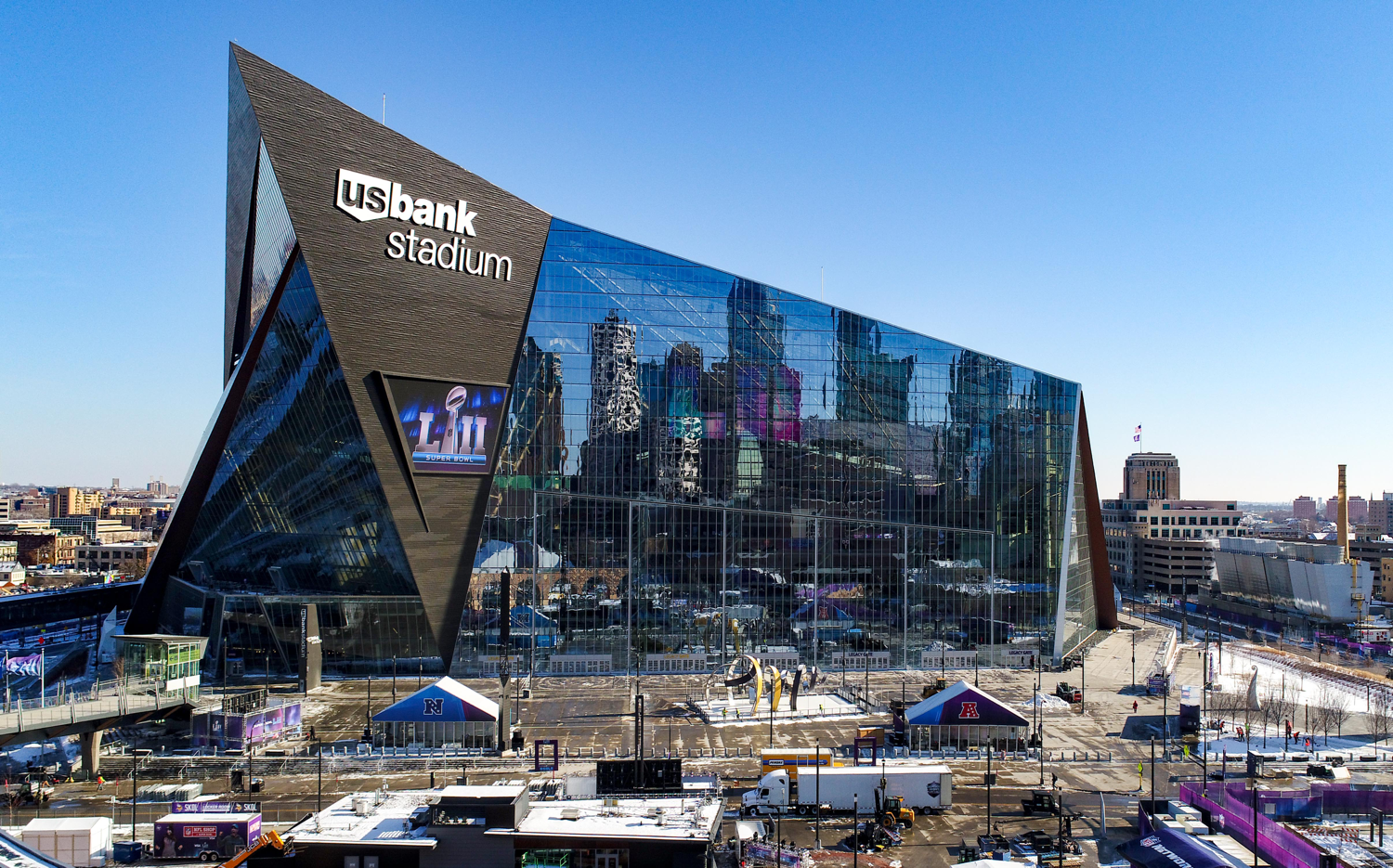 Flying Drones for the Super Bowl