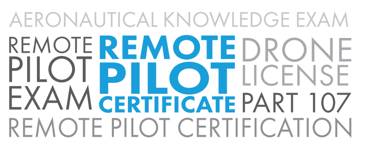 FAA Part 107 Drone Pilot License Graphic