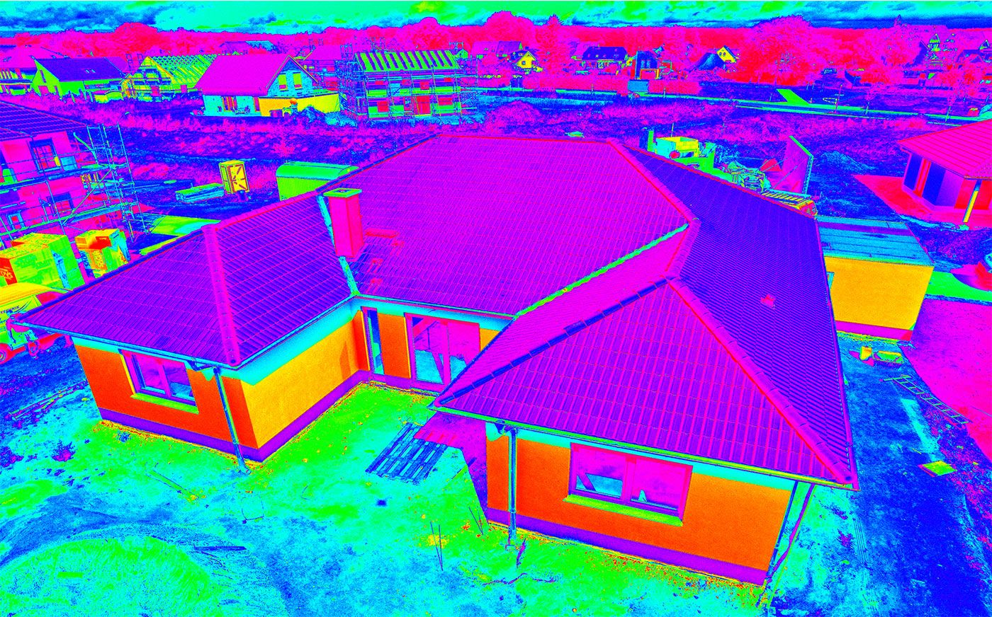 Photo from drone with thermal imaging