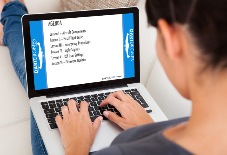 Image of girl working on computer