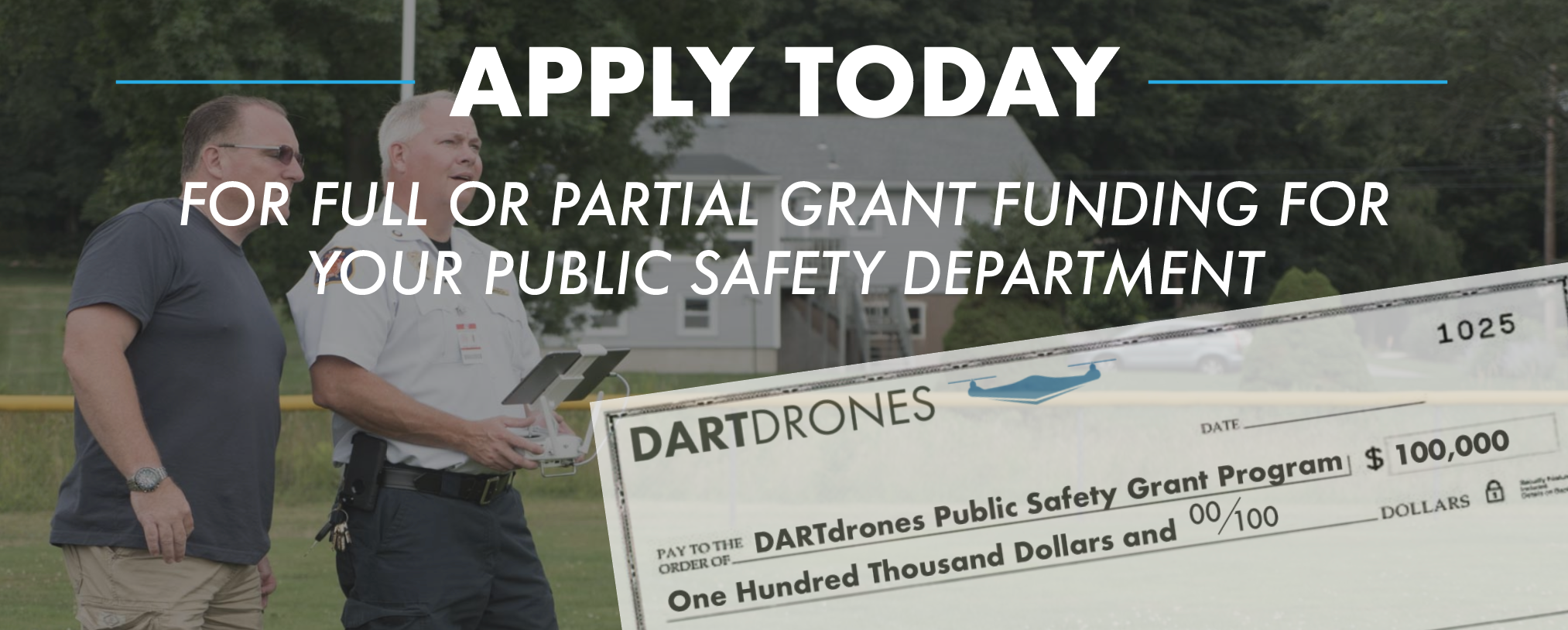 Apply for full or partial grant funding