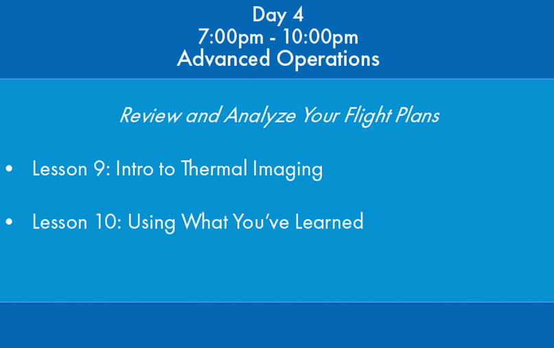 Image describing day 4 schedule